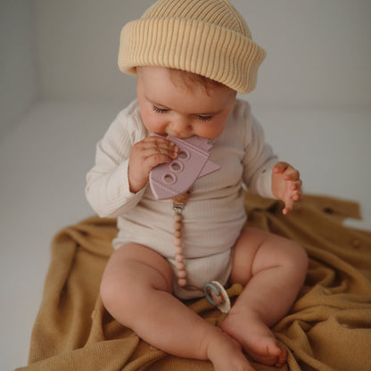mushie Silicone Baby Teether Toy | Bunny
