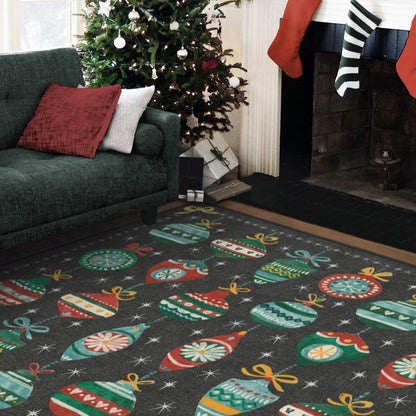 RUGGABLE Winter Plaid Washable Rug - Perfect Holiday Area Rug for Living Room Bedroom Kitchen - Pet &amp; Child Friendly - Stain &amp; Water Resistant - Dress Stewart Tartan Plaid 3&