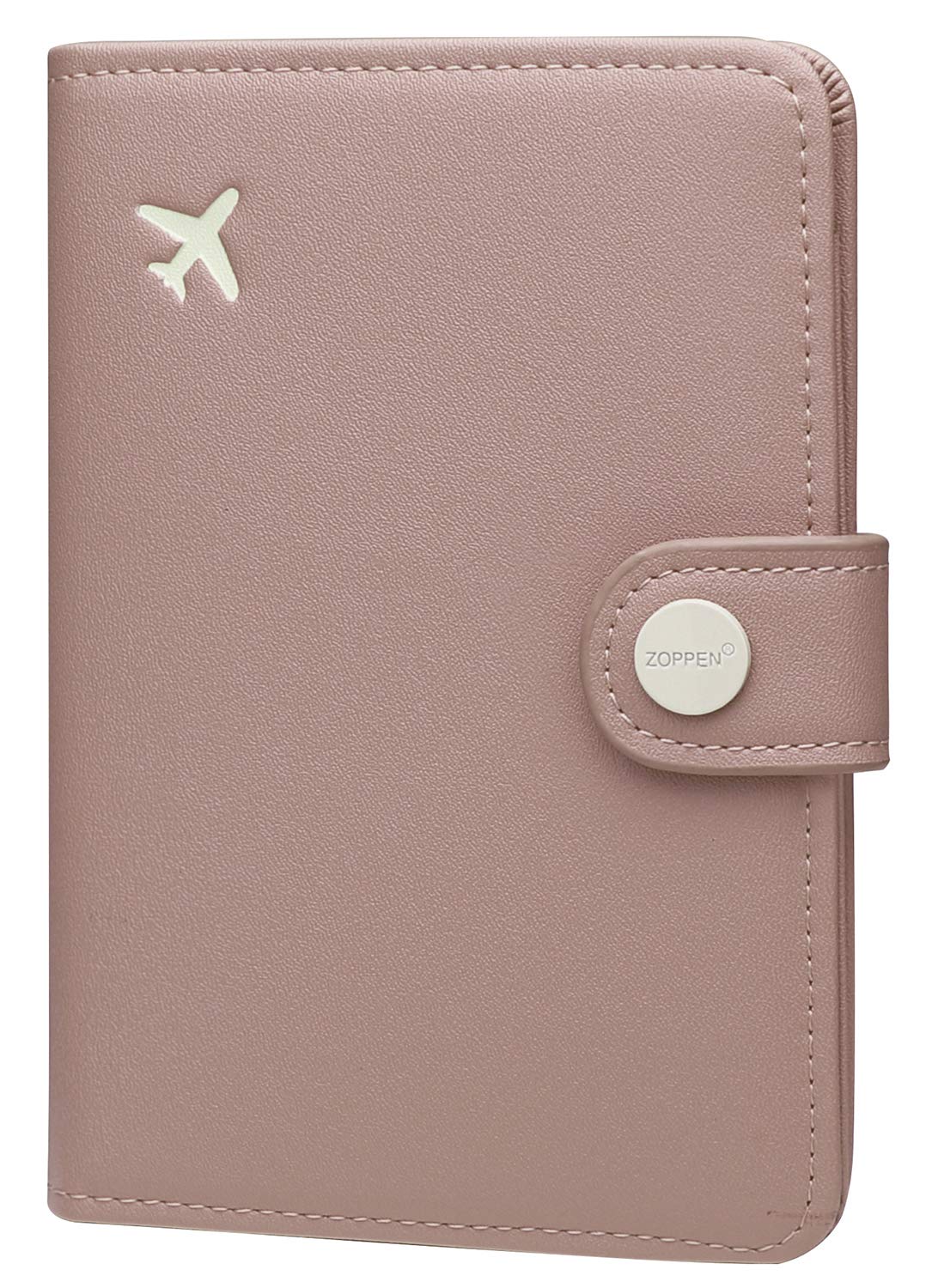 Zoppen RFID Blocking Travel Passport Holder Cadanian Passport Cover Slim Id Card Case (