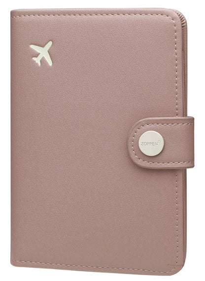 Zoppen RFID Blocking Travel Passport Holder Cadanian Passport Cover Slim Id Card Case (