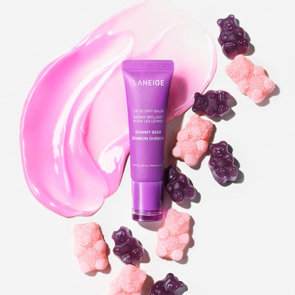 LANEIGE Lip Glowy Balm Hydrate, Glossy, Lightweight, Moisturize &amp; Tint with Shea Butter