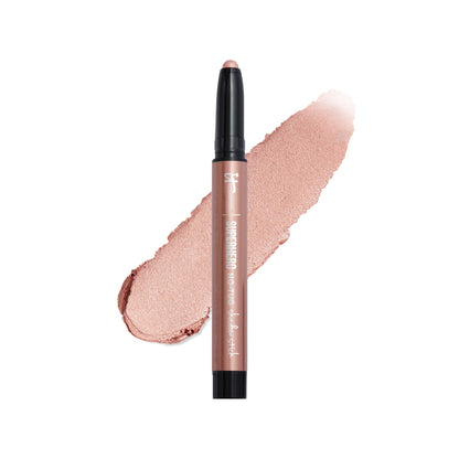 IT Cosmetics Superhero No-Tug Waterproof Eyeshadow Stick - Longwear Blendable Cream with Built-In Primer Suitable for Sensitive Eyes 0.05 oz