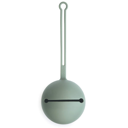 mushie Silicone Pacifier Holder Case (Shifting Sand