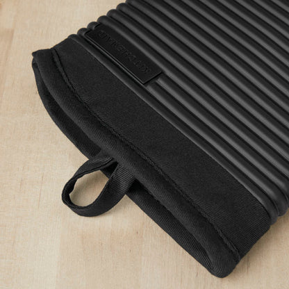 KitchenAid Ribbed Soft Silicone Oven Mitt Set, 7&quot;x13&quot;, Milkshake 2 Count