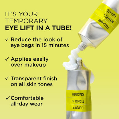 IT Cosmetics Bye Bye Under Eye Bags Treatment For Women &amp; Men – Temporary Eye Bag Reducer &amp; Under Eye Corrector Depuffs, Tightens, Smooths &amp; Reduces Look of Wrinkles &amp; Fine Lines - 0.5 Fl. Oz