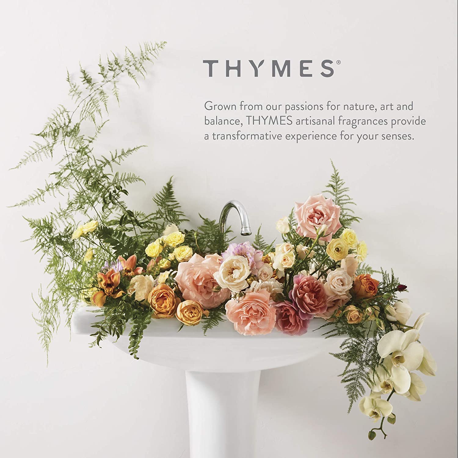 Thymes Eucalyptus Hand Wash - Liquid Hand Soap with Nourishing Ingredients - Eucalyptus Scented Skin Care Soap Dispenser - Botanical Fragrance, Glycerin &amp; Jojoba, Lightly Scented (8.25 oz)
