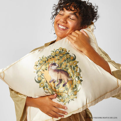 Kitsch Satin Pillowcase with Zipper for Hair &amp; Skin, Softer Than Silk Pillow Cases Queen, Smooth Pillow Covers, Machine Washable, Wrinkle-Free, Cooling Satin Pillow Cases Standard Size 19&quot;x26&quot;, Ivory