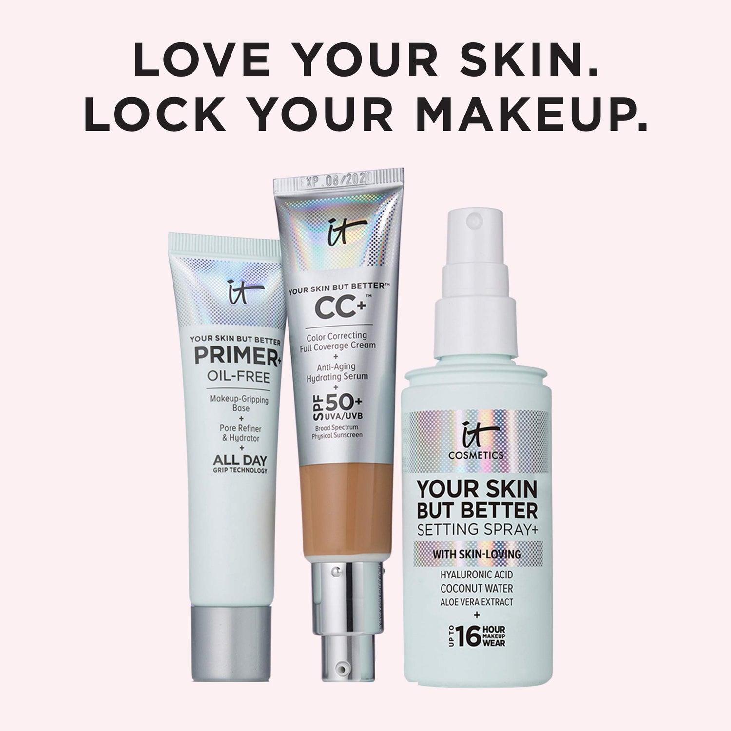 IT Cosmetics Your Skin But Better Makeup Setting Spray - Protects Makeup, Controls Shine, Provides Hydration - 16-Hour Hold - With Hyaluronic Acid, Coconut Water &amp; Aloe Vera