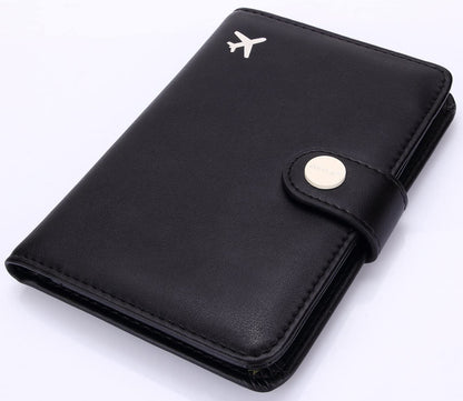 Zoppen RFID Blocking Travel Passport Holder Cadanian Passport Cover Slim Id Card Case (