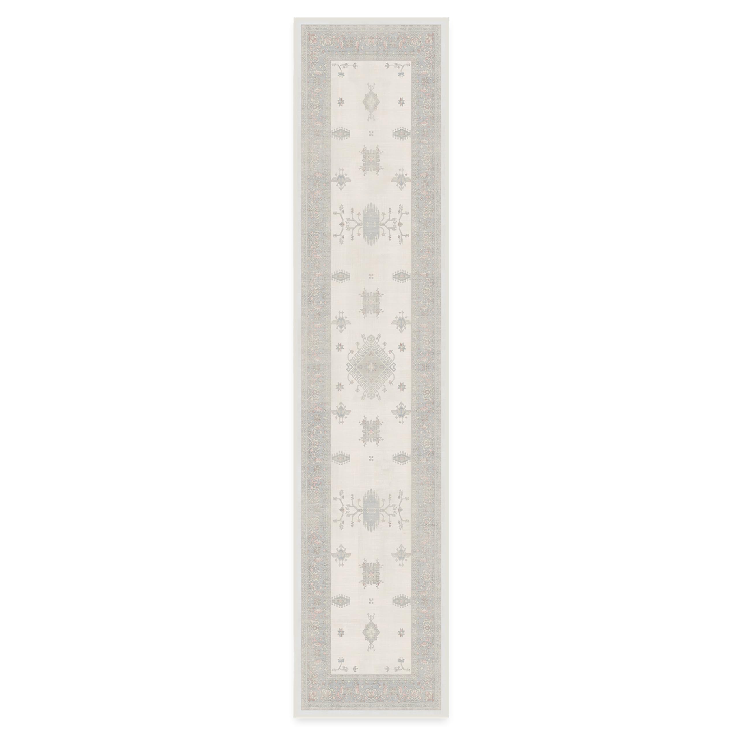 RUGGABLE – Verena Dark Wood – Machine Washable Runner Rug – Pet &amp; Child Friendly – Stain &amp; Water Resistant – Non-Slip – 2.5&
