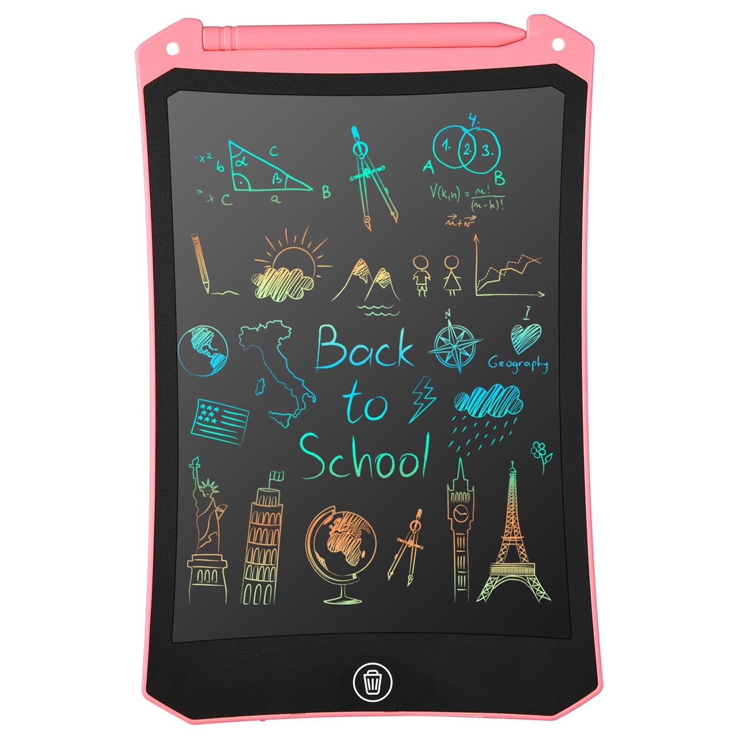 cimetech 2 Pack LCD Writing Tablet for Kids Toys, Colorful Drawing Tablet Doodle Board Writing Pad for Toddler Gifts, Kids Travel Essentials, Christmas Stocking Stuffers for 3-12 Years Boys Girls