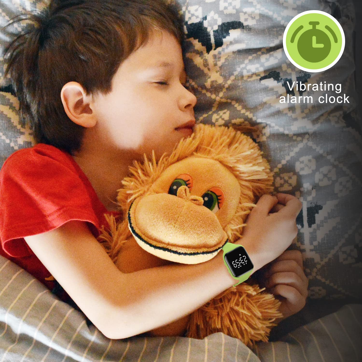 Kids Watch, No App Fitness Tracker Watch for Kids Teenager Digital Watch with Steps Counter/Distance/Calories/Alarm/Stopwatch Fitness Watch for Kids Girls Boys Gift for Teens