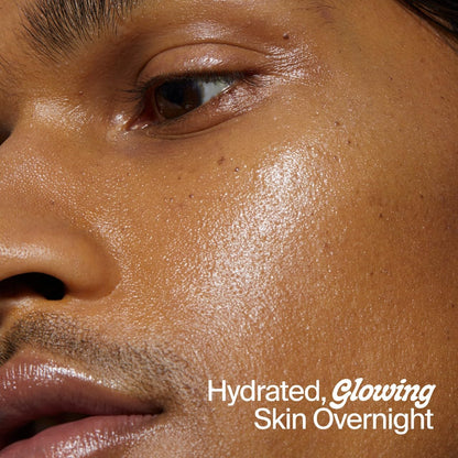 YTTP Hydrate + Glow Dream Overnight Face Mask - Brightening Skin Care Cream &amp; Moisturizing Facial Mask with Hyaluronic Acid, Vitamin C &amp; Squalane Oil for Even Skin Tone - Vegan Skincare (2oz)
