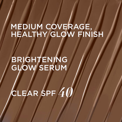IT Cosmetics CC+ Nude Glow Lightweight Foundation + Glow Serum with SPF 40 - With Niacinamide, Hyaluronic Acid &amp; Green Tea Extract - 1.08 fl oz