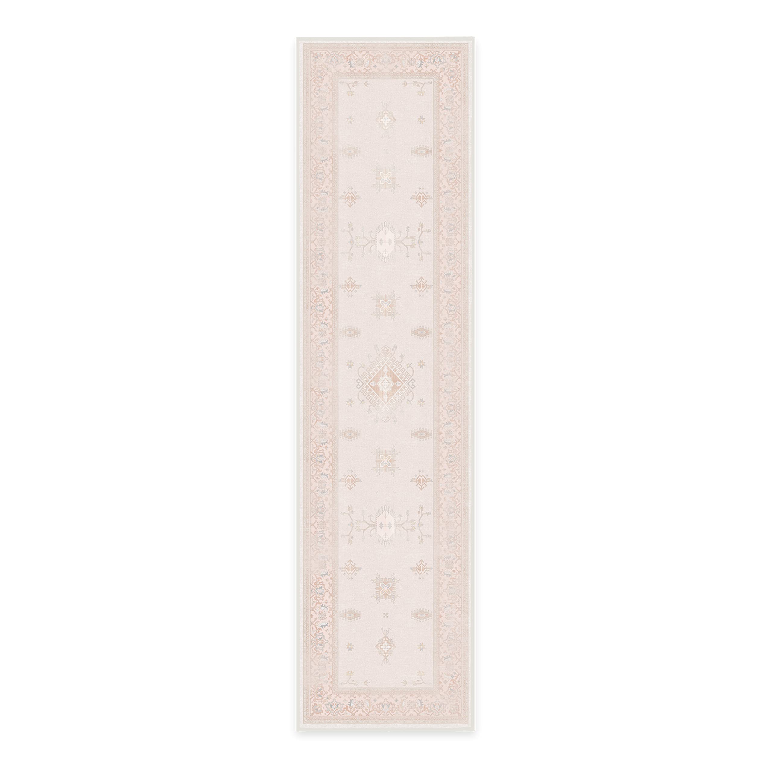 RUGGABLE – Verena Dark Wood – Machine Washable Runner Rug – Pet &amp; Child Friendly – Stain &amp; Water Resistant – Non-Slip – 2.5&