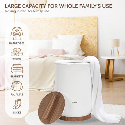 Keenray Towel Warmer, Luxury Towel Warmer Bucket, Large Towel Warmer for Bathroom, Auto Shut Off, Fits Up to Two 40&quot;X70&quot; Oversized Towels, Bathrobes, Blankets, PJ&