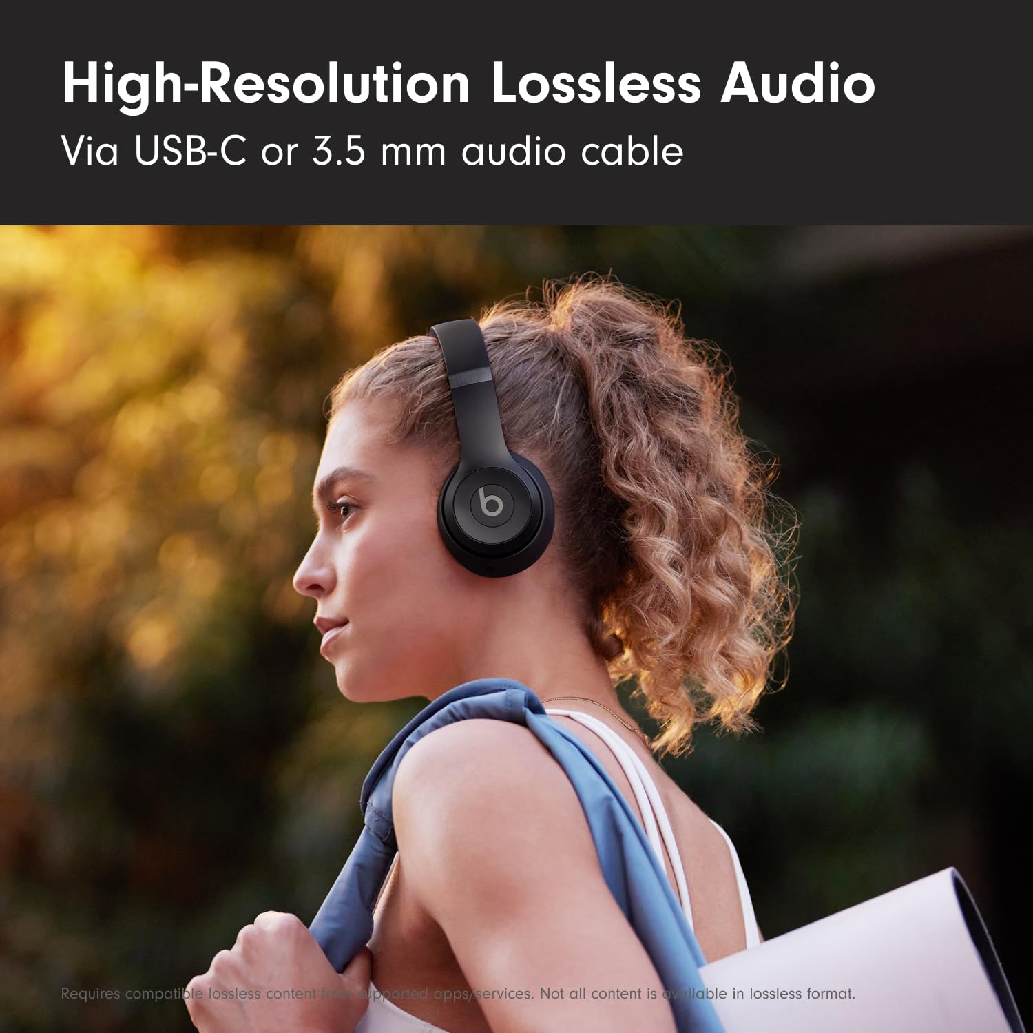 Beats Solo 4 - Wireless Bluetooth On-Ear Headphones, Apple &amp; Android Compatible, Up to 50 Hours of Battery Life - Cloud Pink