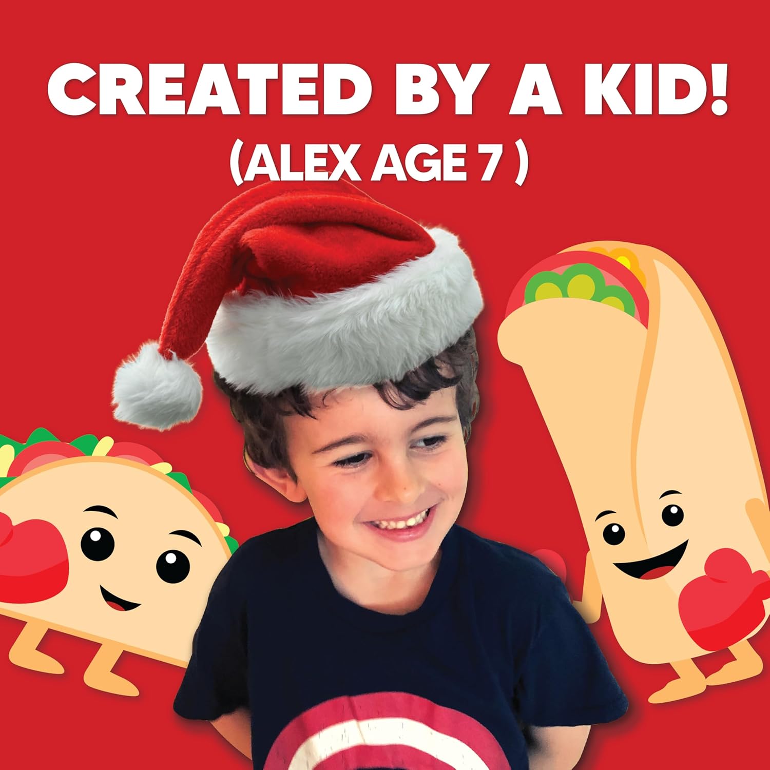 Taco vs Burrito - The Wildly Popular Surprisingly Strategic Card Game Created by a 7 Year Old - a Family-Friendly Party Game for Kids, Teens &amp; Adults