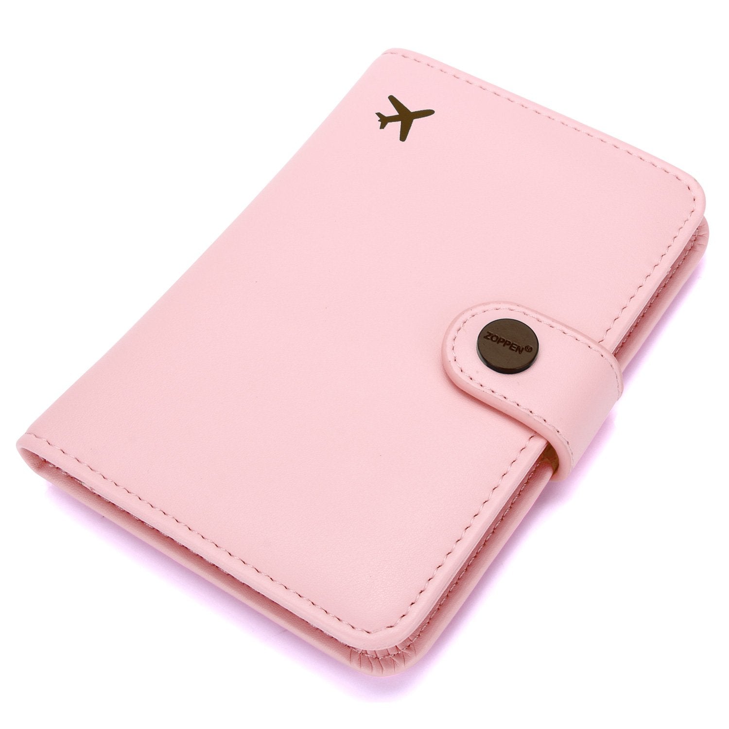 Zoppen RFID Blocking Travel Passport Holder Cadanian Passport Cover Slim Id Card Case (