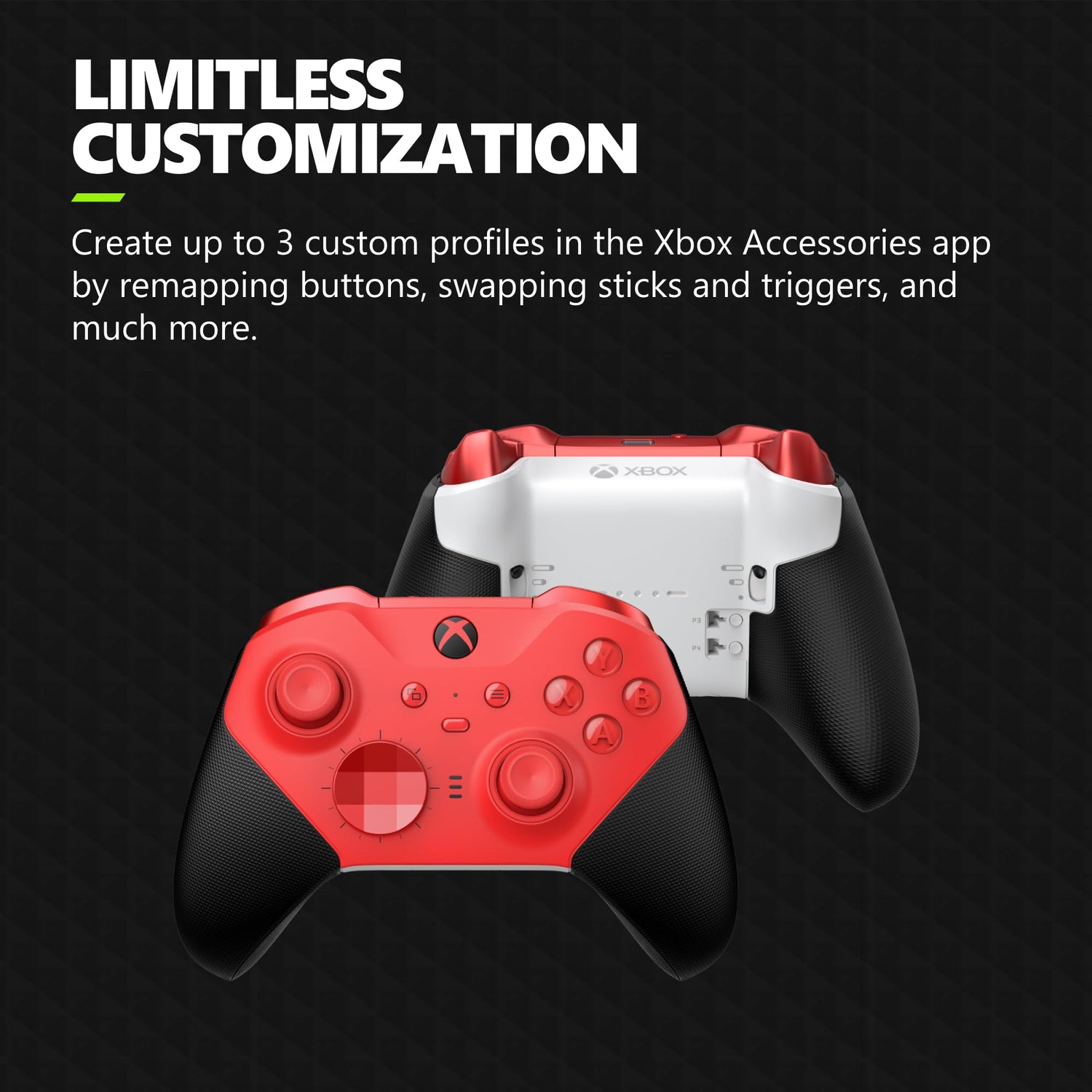 Xbox Elite Wireless Gaming Controller Series 2 – Black – Xbox Series X|S, Xbox One, Windows PC, Android, and iOS - Elite Series 2 Black Edition