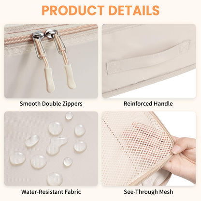 BAGAIL 8 Set Packing Cubes Luggage Packing Organizers for Travel Accessories