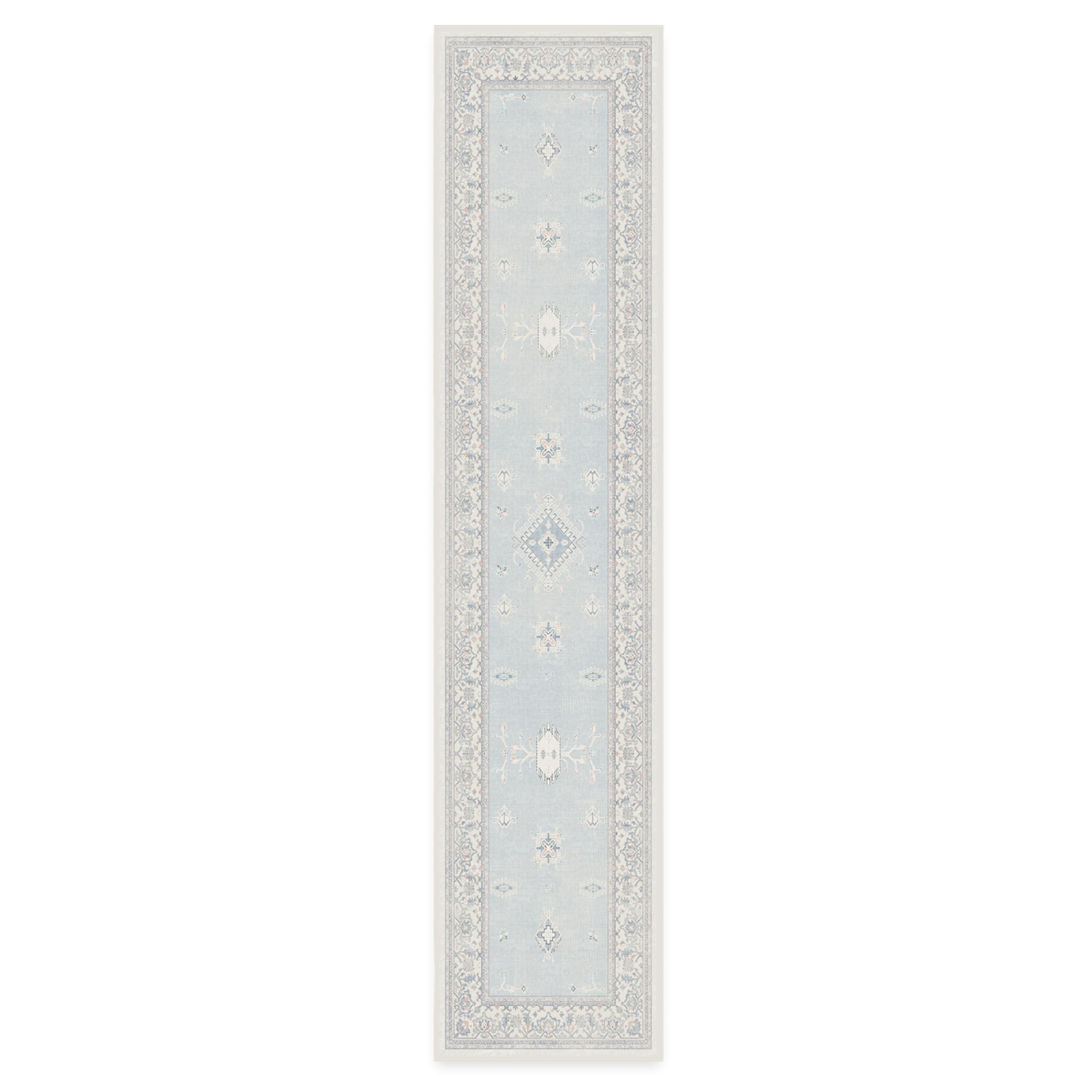 RUGGABLE – Verena Dark Wood – Machine Washable Runner Rug – Pet &amp; Child Friendly – Stain &amp; Water Resistant – Non-Slip – 2.5&