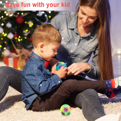 Vdealen Magic Rainbow Puzzle Ball- Fidget Ball Puzzle Game- Brain Teaser Toy for Boys &amp; Girls- Birthday Party Christmas Easter Gift Stocking Stuffers Toy for Kids Teens Adults- 2 Pack