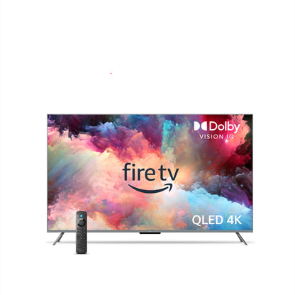 Amazon Fire TV 50&quot; Omni QLED Series 4K UHD smart TV, Dolby Vision IQ, Fire TV Ambient Experience, local dimming, hands-free with Alexa