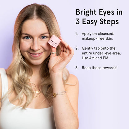 grace &amp; stella Under Eye Cream for Dark Circles - Caffeine Eye Cream Anti Aging - Eye Cream for Wrinkles - Brightening Eye Cream