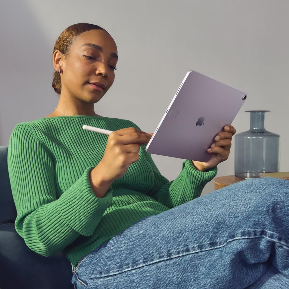Apple iPad Air 11-inch (M2): Liquid Retina Display, 128 GB, Landscape 12MP Front Camera/12MP Back Camera, Wi-Fi 6E, Touch ID — Blue