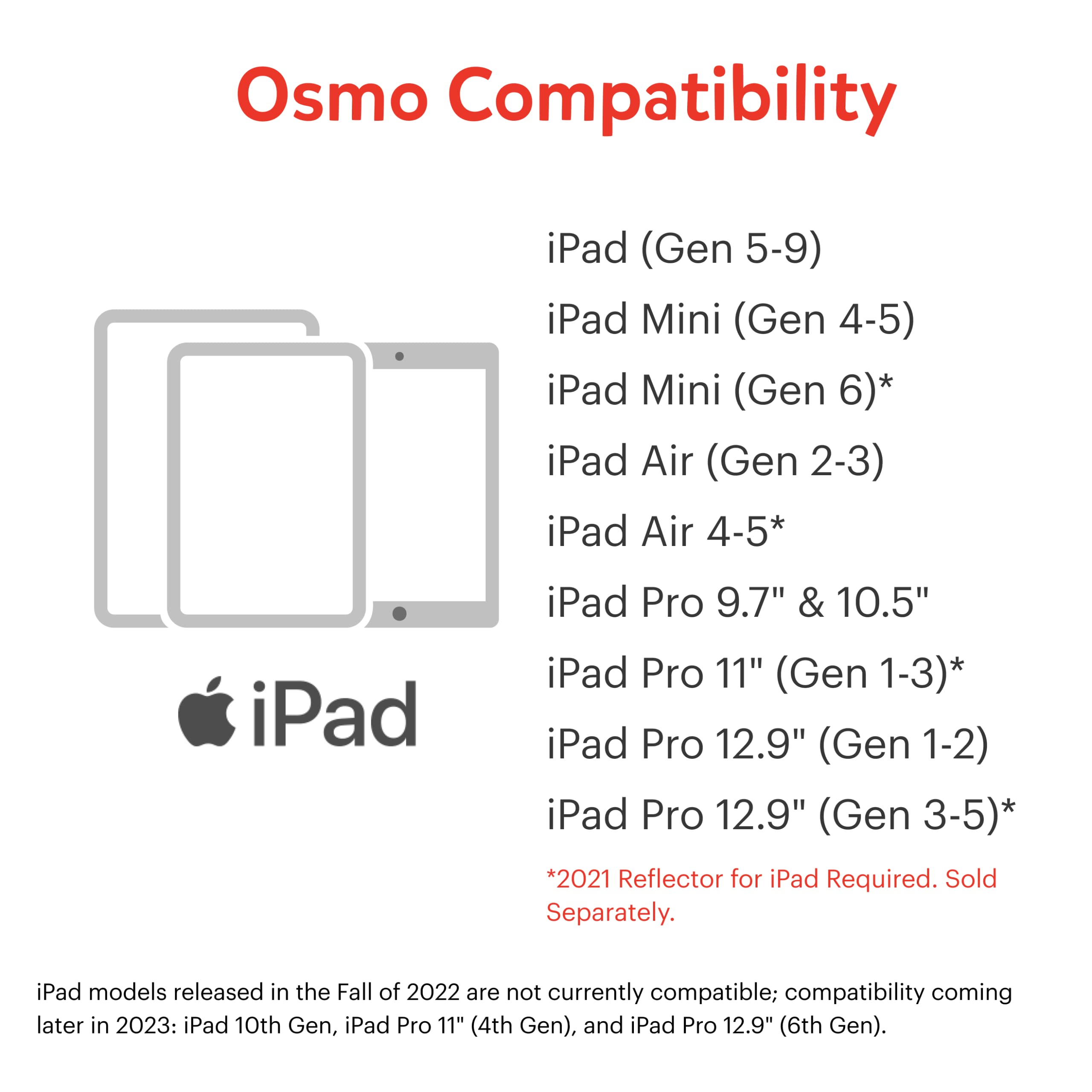 Osmo - Creative Starter Kit for iPad - 3 Educational Learning Games - Ages 5-10 - Drawing, Word Problems &amp; Early Physics - STEM Toy Gifts for Kids, Boy &amp; Girl - Ages 5 6 7 8 9 10 (Osmo Base Included)