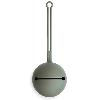 mushie Silicone Pacifier Holder Case (Shifting Sand