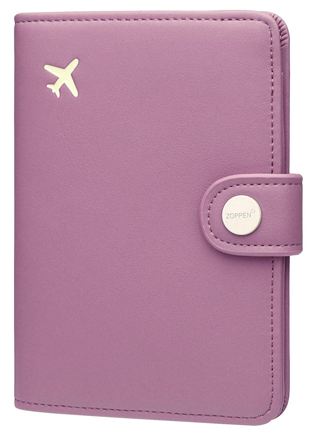 Zoppen RFID Blocking Travel Passport Holder Cadanian Passport Cover Slim Id Card Case (