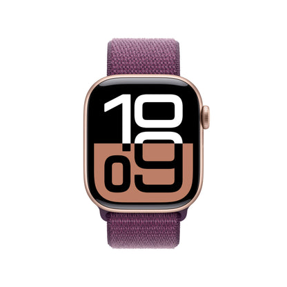 Apple Watch Series 10 [GPS 46mm] Smartwatch with Jet Black Aluminium Case with Black Sport Band. Fitness Tracker, ECG App, Always-On Retina Display, Water-Resistant