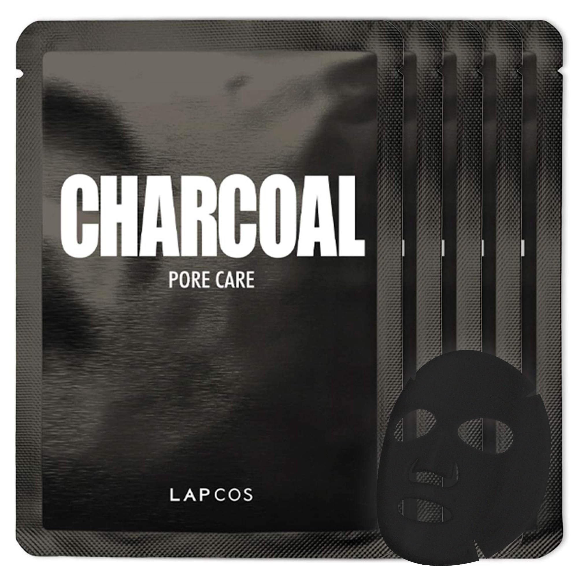 LAPCOS Pearl Sheet Mask, Daily Face Mask with Probiotics to Brighten and Clarify Skin, Korean Beauty Favorite, 5-Pack