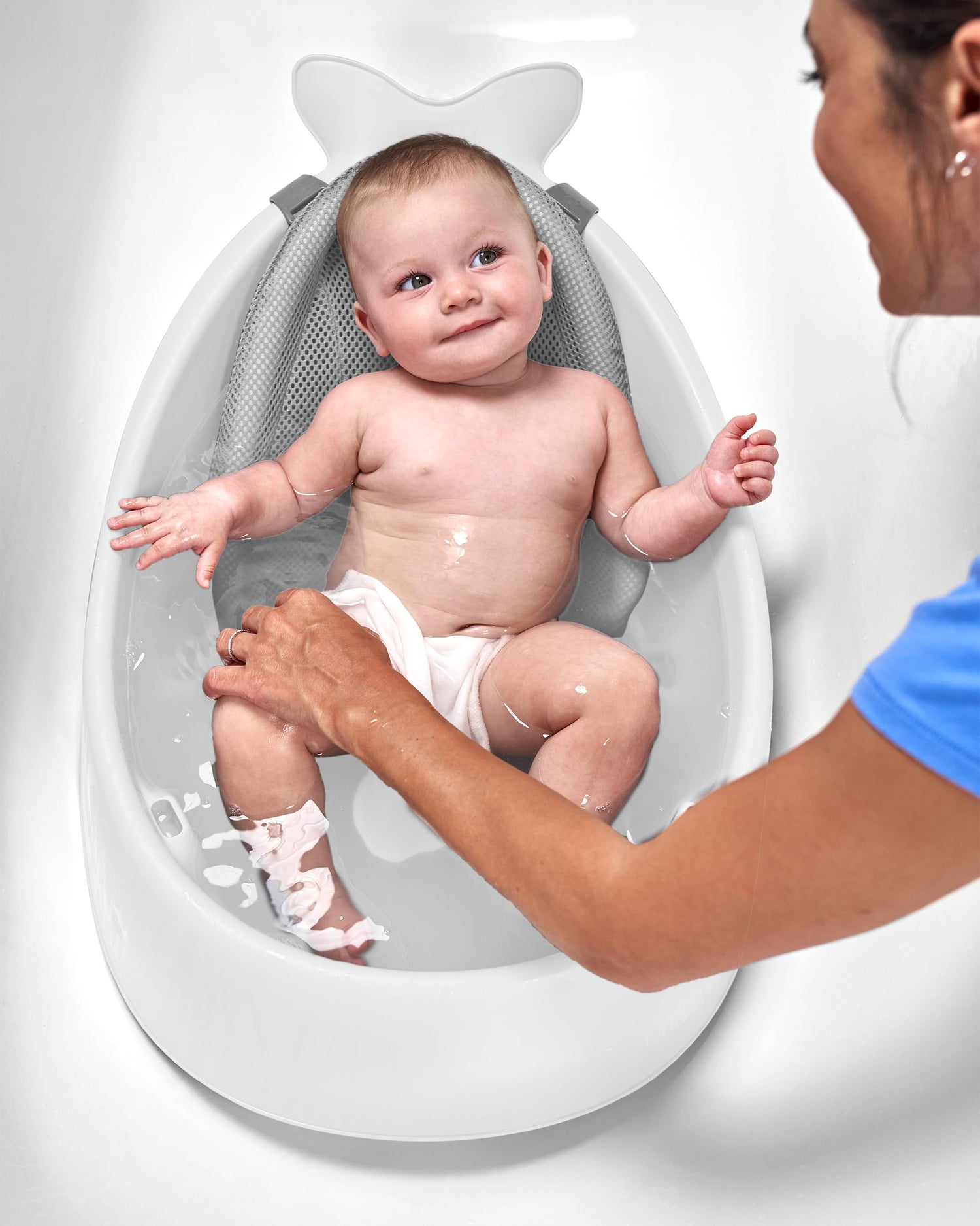 Skip Hop Moby Baby Bath Essential Set, Grey