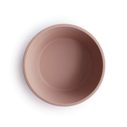 mushie Silicone Suction Bowl | BPA-Free Non-Slip Design (Ivory)