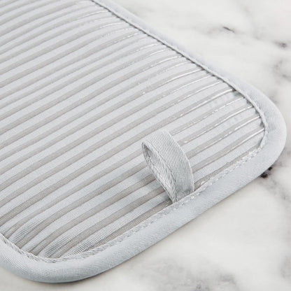 KITCHENAID Quilted Cotton Terry Cloth Oven Mitt, Pot Holder, Kitchen Towel 4-Pack Set, Heat Resistant, Silicone Grip, Gift Set, Milkshake, 16&quot;x26&quot;, 7&quot;x13&quot; &amp; 7&quot;x10&quot;