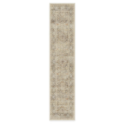 RUGGABLE – Sarrah Blue Quartz – Machine Washable Runner Rug – Pet &amp; Child Friendly – Stain &amp; Water Resistant – Non-Slip – 2.5&