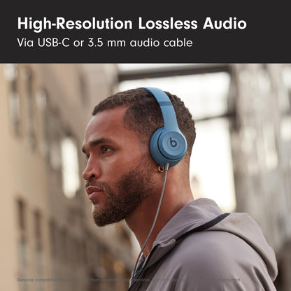 Beats Solo 4 - Wireless Bluetooth On-Ear Headphones, Apple &amp; Android Compatible, Up to 50 Hours of Battery Life - Cloud Pink