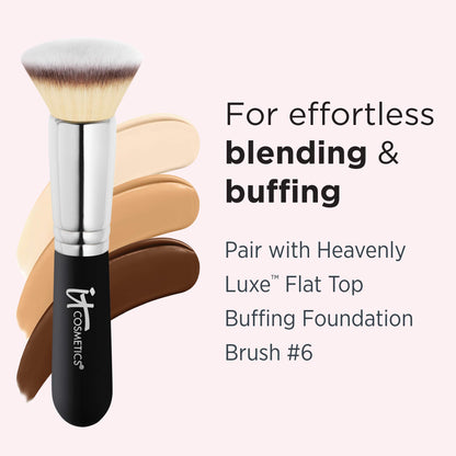 IT Cosmetics Your Skin But Better Foundation + Skincare - Hydrating Medium Buildable Coverage - Minimizes Pores &amp; Imperfections - Natural Radiant Finish - With Hyaluronic Acid - 1.0 fl oz