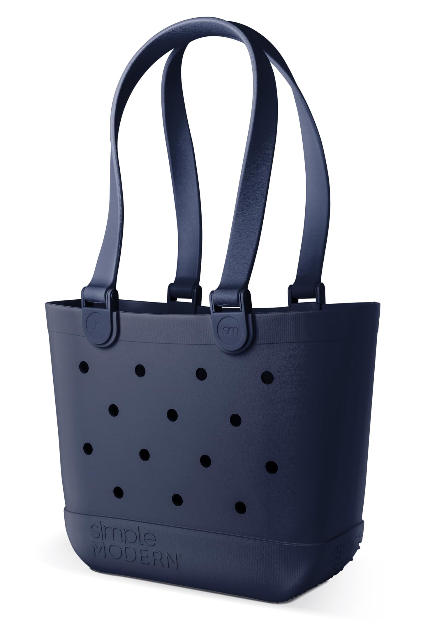 Simple Modern Beach Bag Rubber Tote | Waterproof Medium Tote Bag with Zipper Pocket for Pool, Groceries, Sports | Gifts For Women | Getaway Bag Collection | Almond Birch