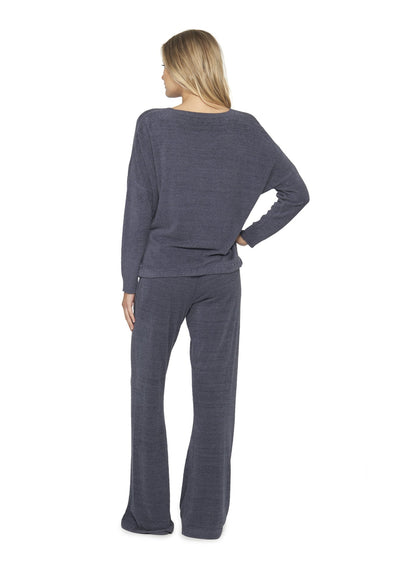 Barefoot Dreams CozyChic Ultra Lite Slouchy Pullover for Women, Ultra Soft Long Sleeve, Crew Neck Pullover