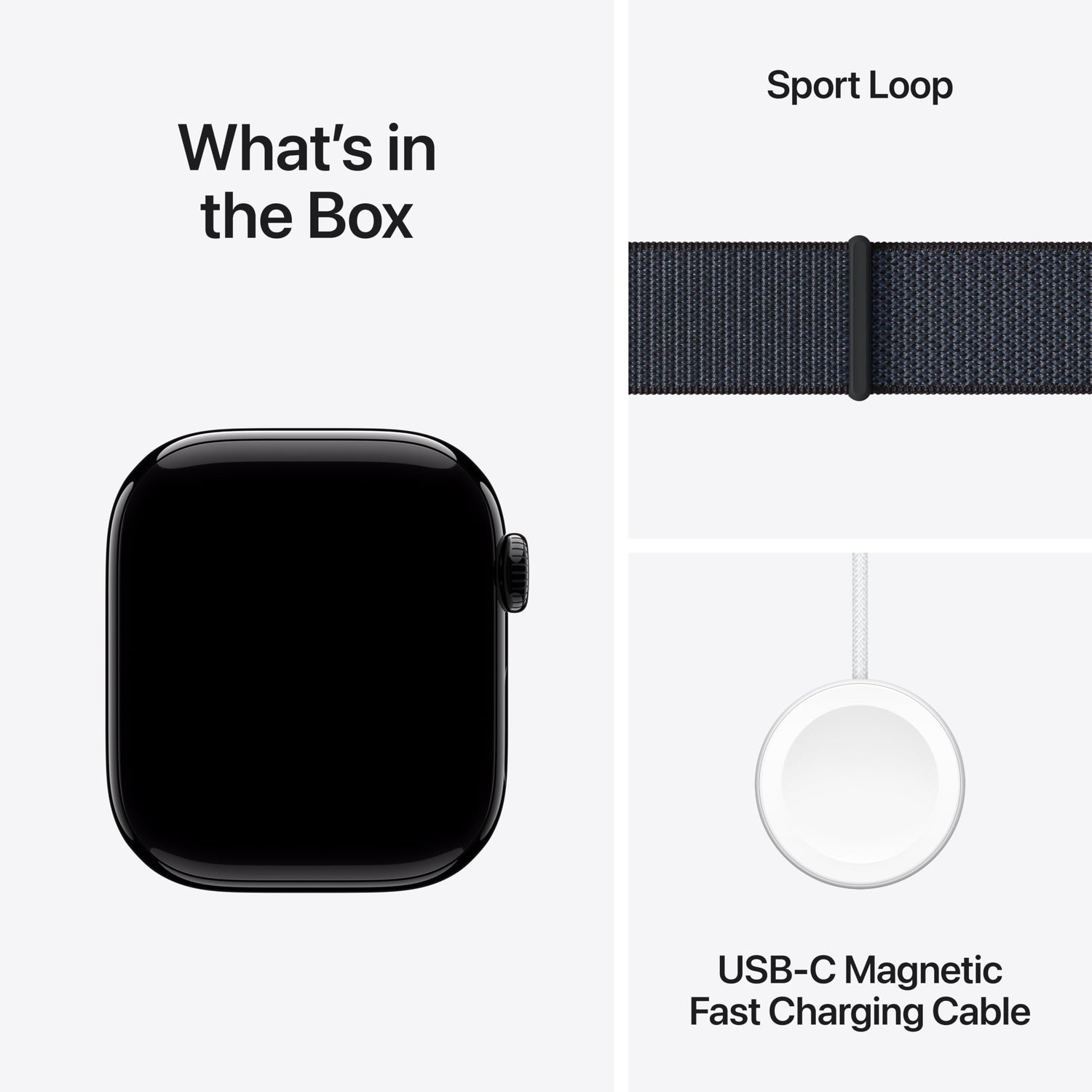 Apple Watch Series 10 [GPS 46mm] Smartwatch with Jet Black Aluminium Case with Black Sport Band. Fitness Tracker, ECG App, Always-On Retina Display, Water-Resistant