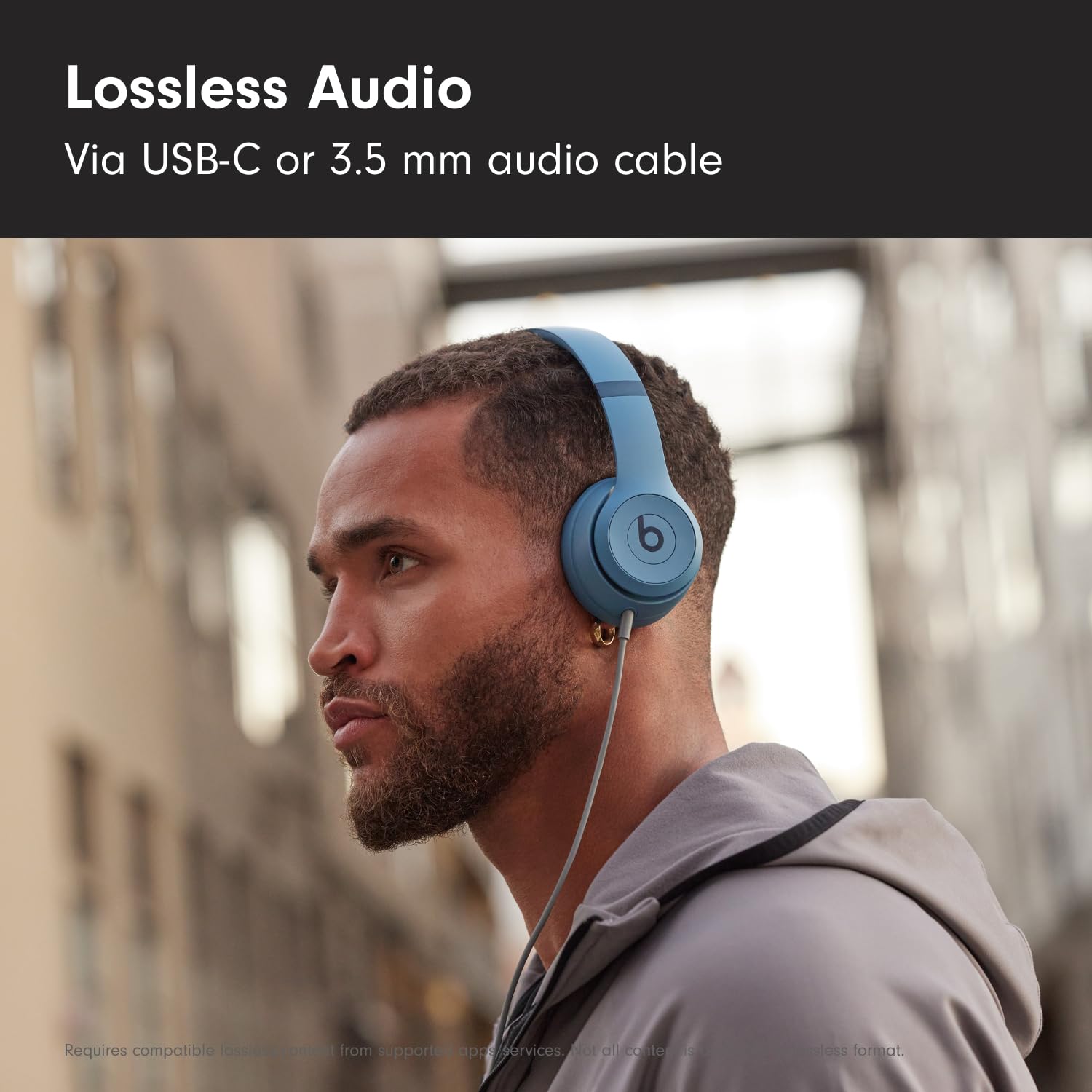 Beats Solo 4 - Wireless Bluetooth On-Ear Headphones, Apple &amp; Android Compatible, Up to 50 Hours of Battery Life - Cloud Pink