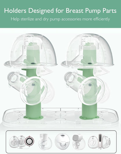 Momcozy 3 Layers Large Bottle Sterilizer and Dryer, Fast Sterilize and Dry, Universal Bottle Sterilizer for All Bottles &amp; Breast Pump Accessories, Touch Screen &amp; Auto-Off Bottle Sanitizer