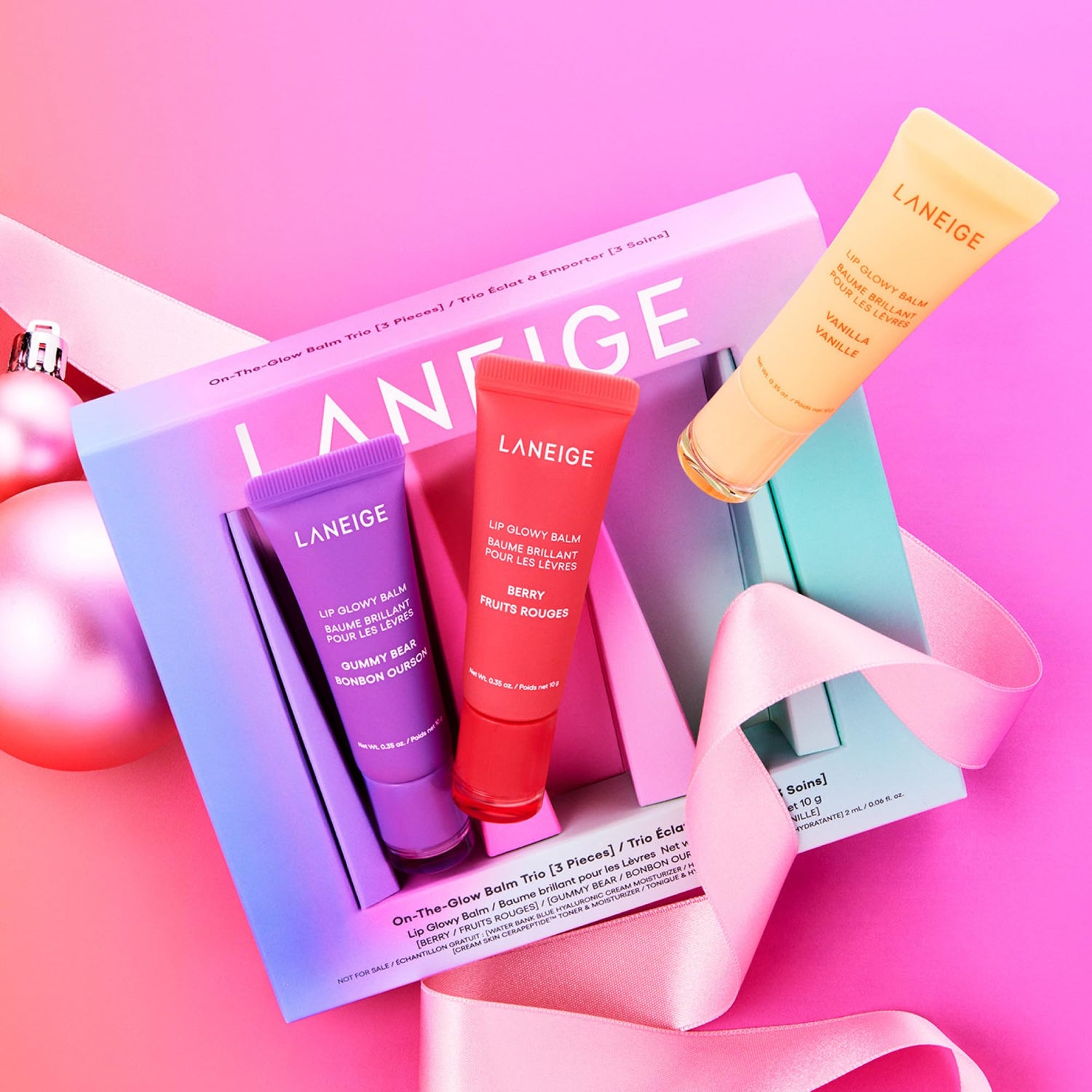LANEIGE Lip Glowy Balm Hydrate, Glossy, Lightweight, Moisturize &amp; Tint with Shea Butter