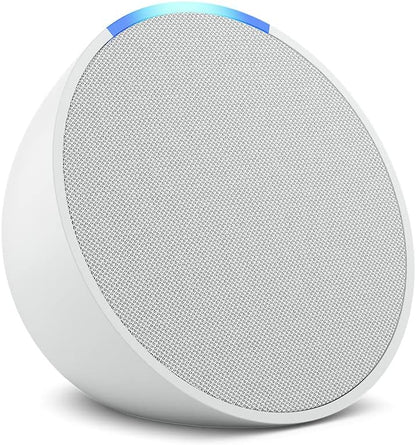 Amazon Echo Pop (newest model), Full sound compact smart speaker with Alexa, Lavender Bloom