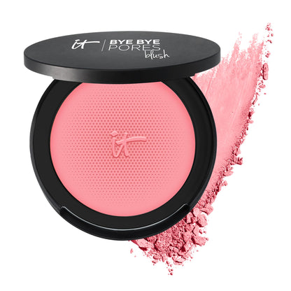 IT Cosmetics Bye Bye Pores Blush - Sheer, Buildable Color - Diffuses the Look of Pores &amp; Imperfections - With Silk, Hydrolyzed Collagen, Peptides &amp; Antioxidants - 0.192 oz