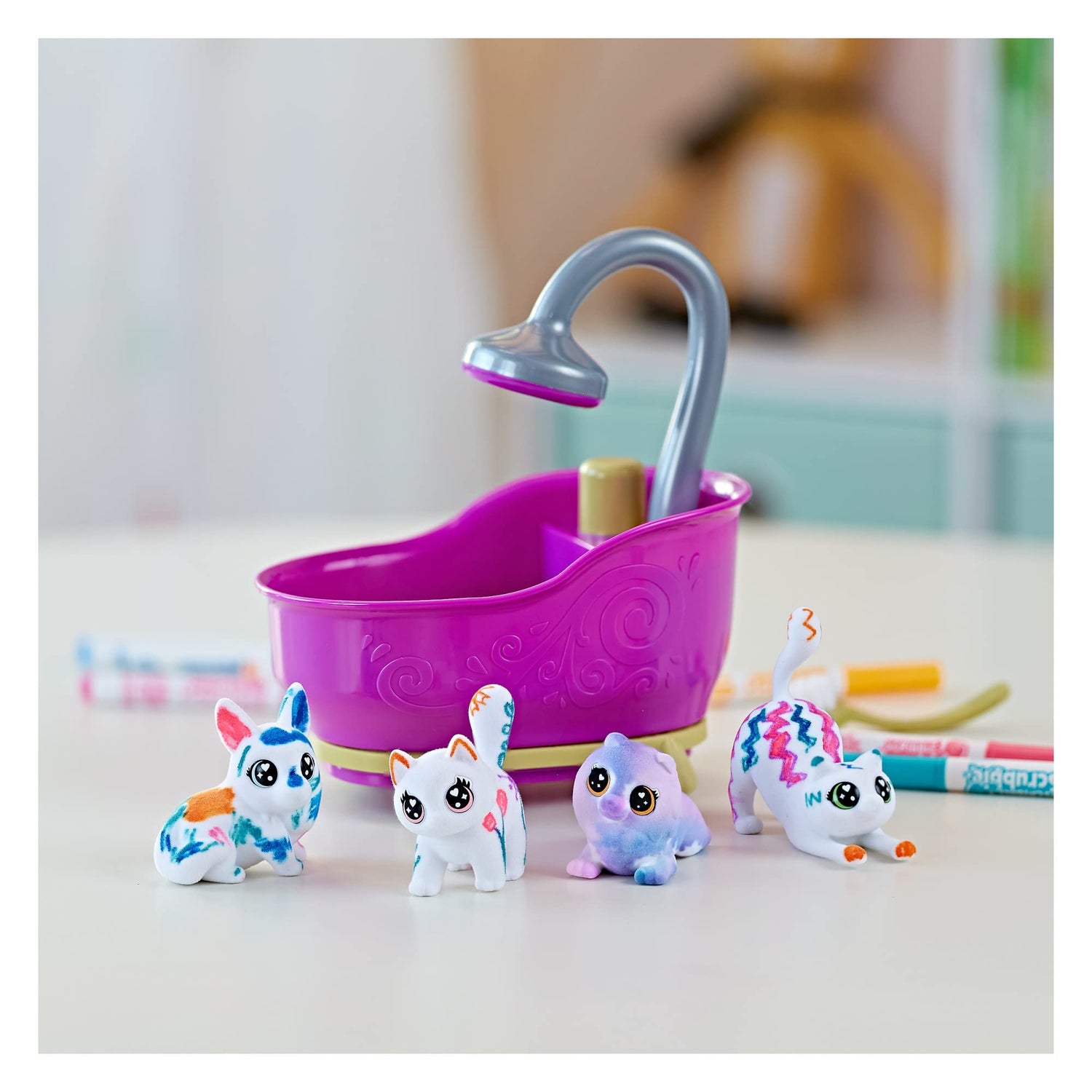 Crayola Scribble Scrubbie Peculiar Pets Tub Playset, Creative Toys